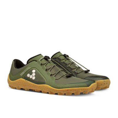 Vivobarefoot Vegan: Vivobarefoot Primus Trail II Soft Ground Shoes Mens QMG025637 Green